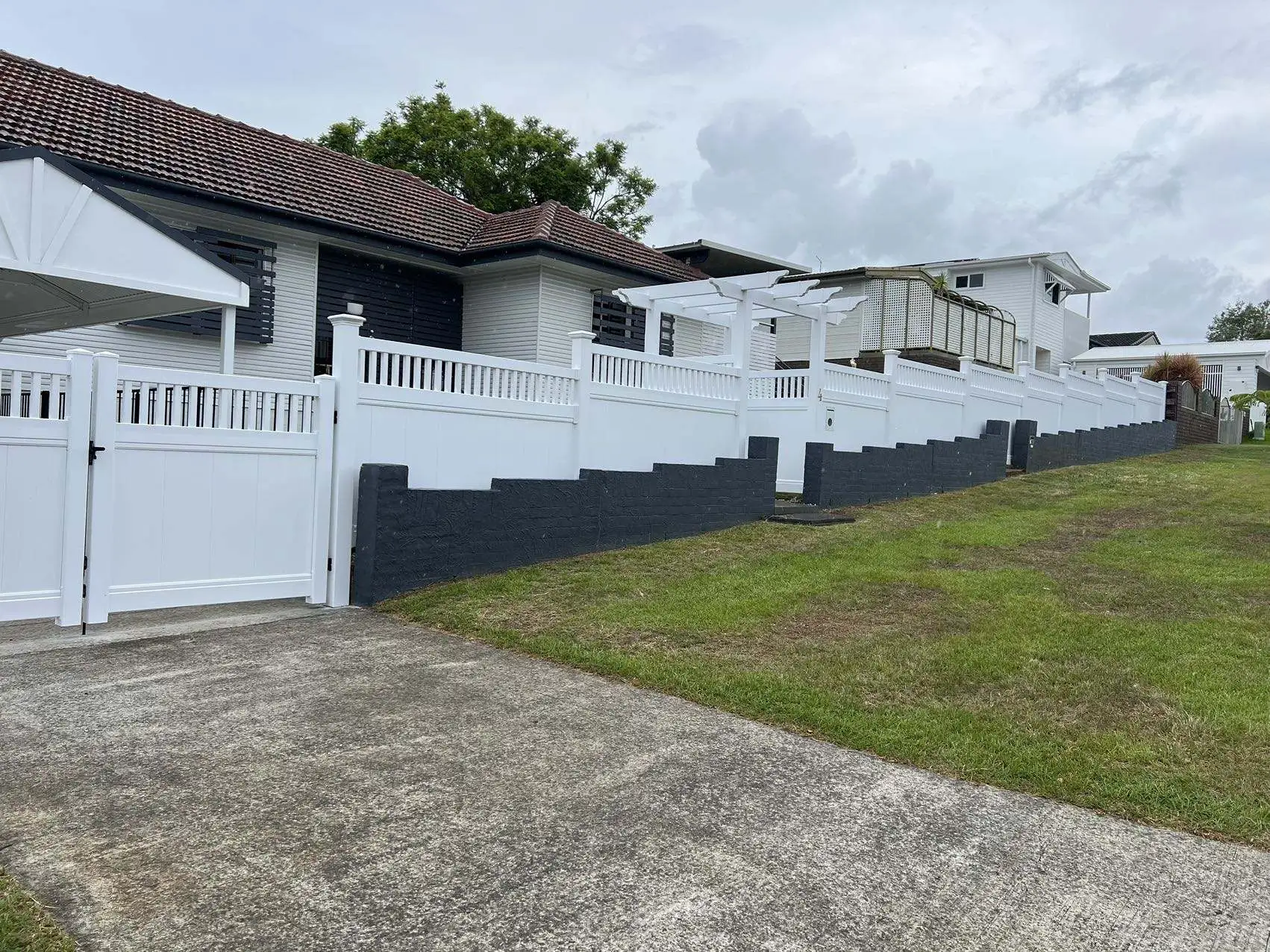 White Vinyl Fence Door White Vinyl Fence Door