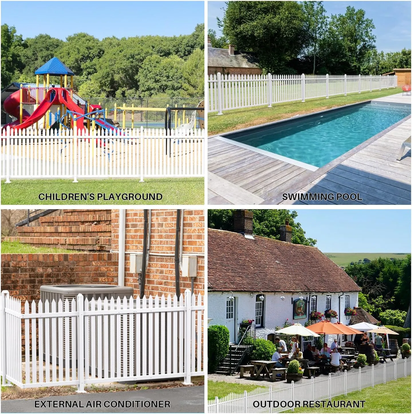 Spaced Picket Vinyl Fence Spaced Picket Vinyl Fence