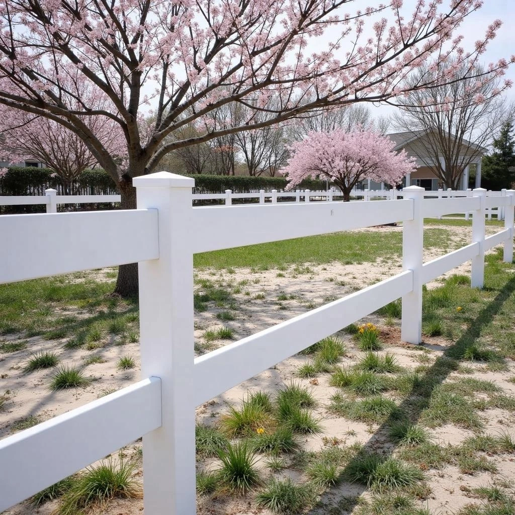 2 Rail Vinyl Fencing 2 Rail Vinyl Fencing