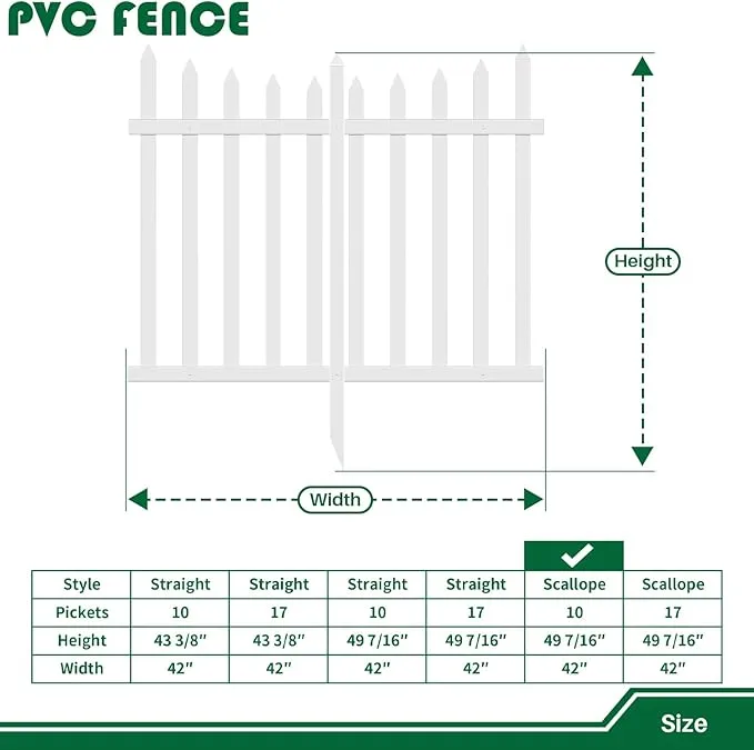 Vinyl Picket Garden Fence Vinyl Picket Garden Fence