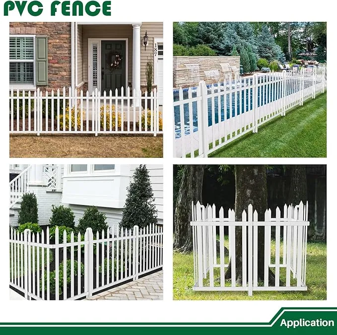 Vinyl Picket Garden Fence Vinyl Picket Garden Fence