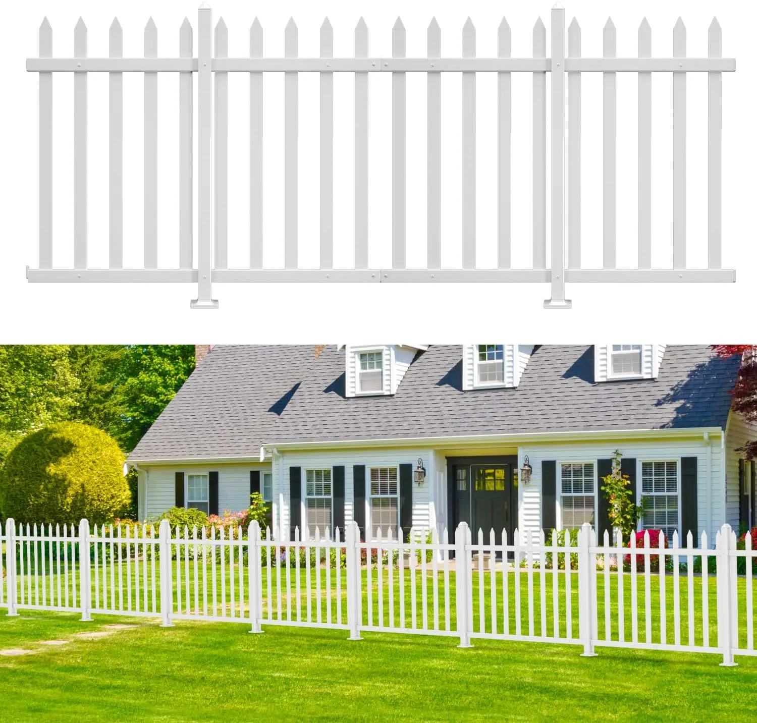 White Vinyl Fence Front Yard White Vinyl Fence Front Yard