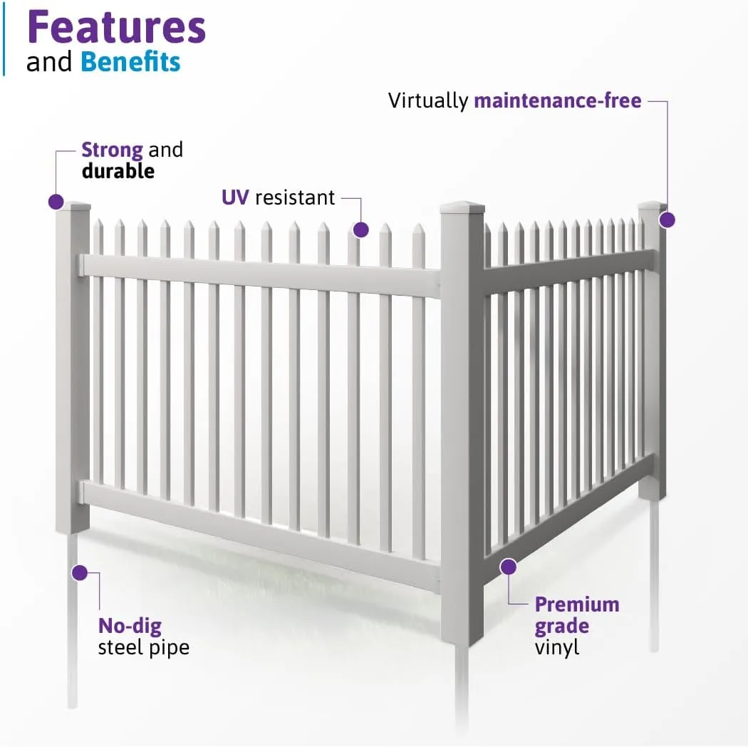 White Picket Fence Edging White Picket Fence Edging